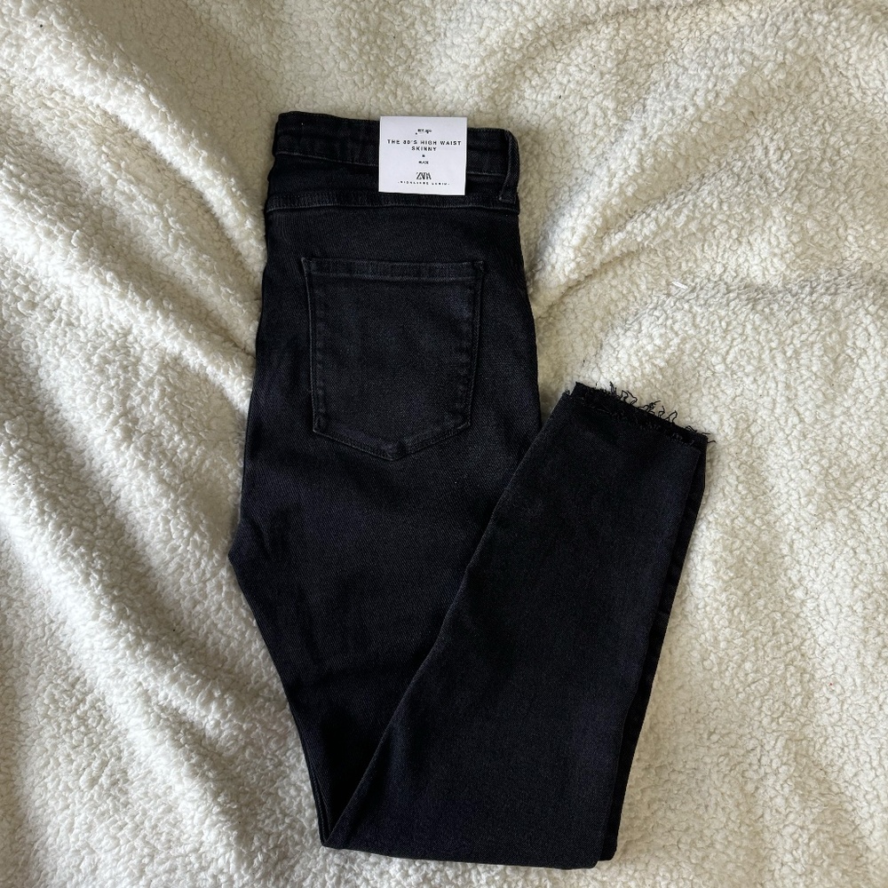Zara The 80's High Waist Skinny Jeans